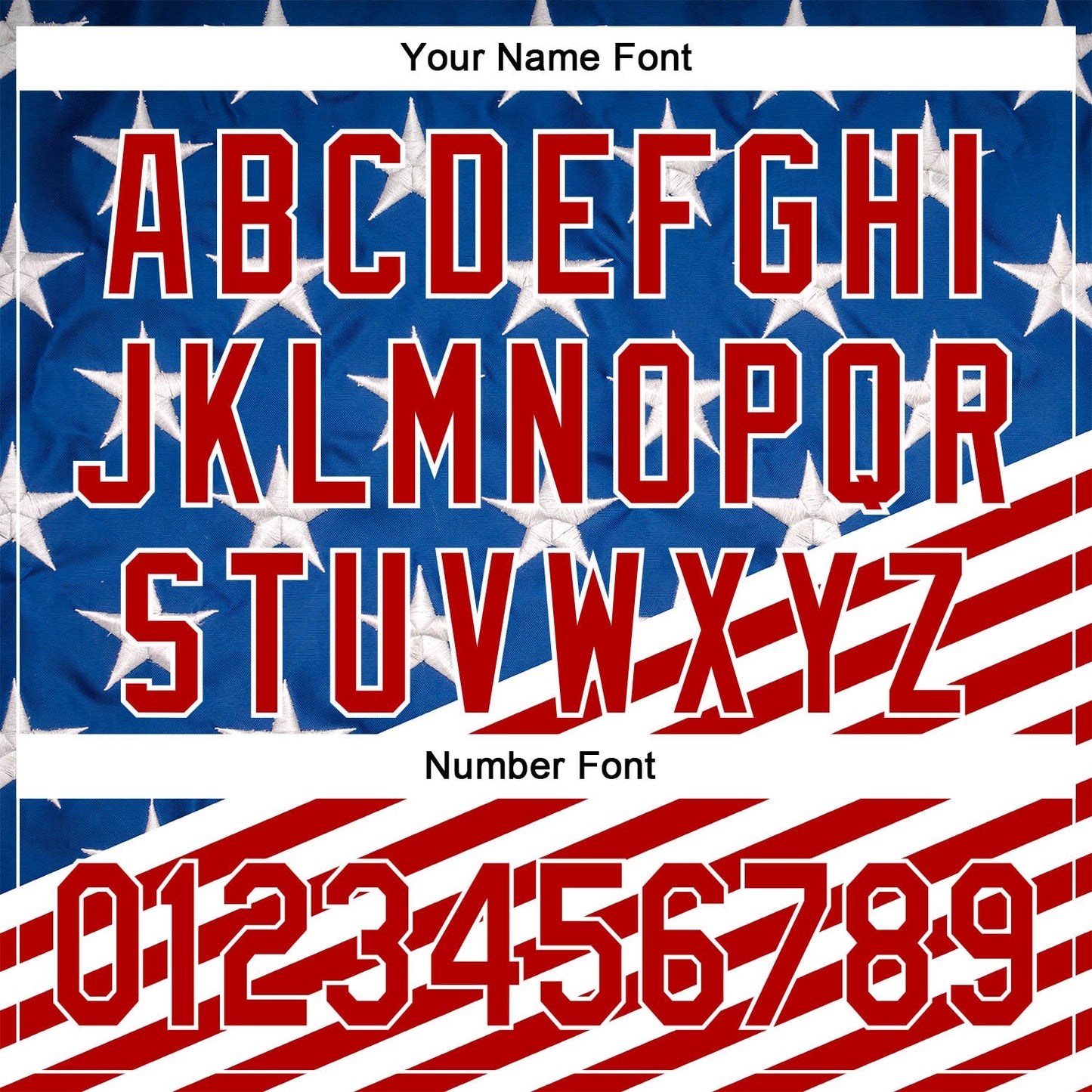 Custom Royal Red-White 3D American Flag Patriotic Authentic Baseball Jersey - Sky-Custom