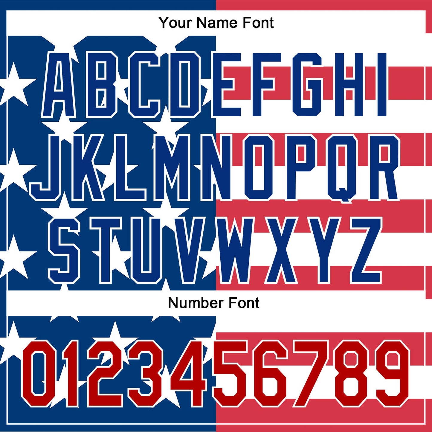 Custom White Red-Royal 3D American Flag Patriotic Authentic Baseball Jersey - Sky-Custom