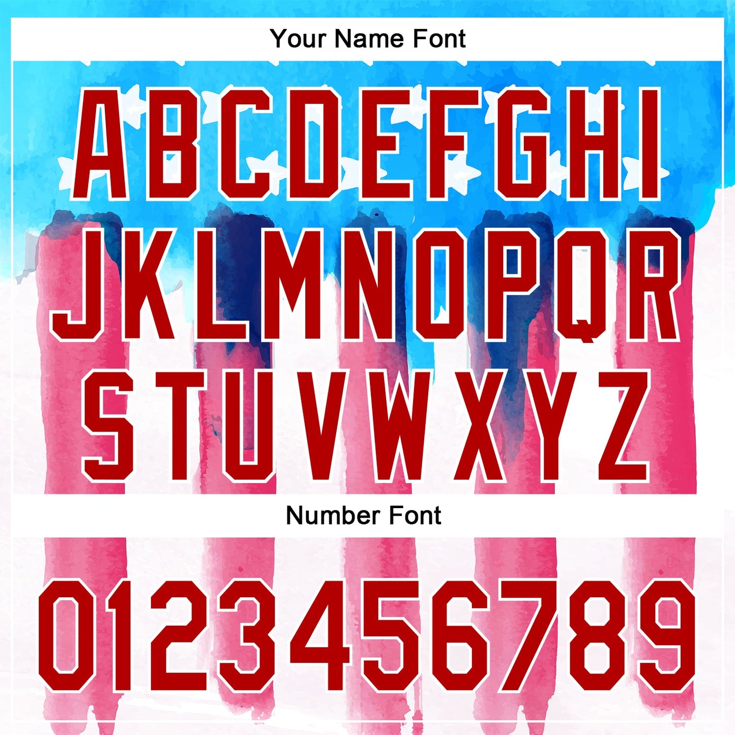 Custom Electric Blue Red-White 3D American Flag Patriotic Authentic Baseball Jersey - Sky-Custom