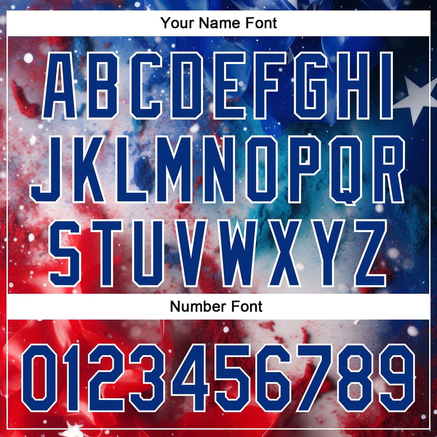 Custom Royal Red-White 3D American Flag Patriotic Authentic Baseball Jersey - Sky-Custom