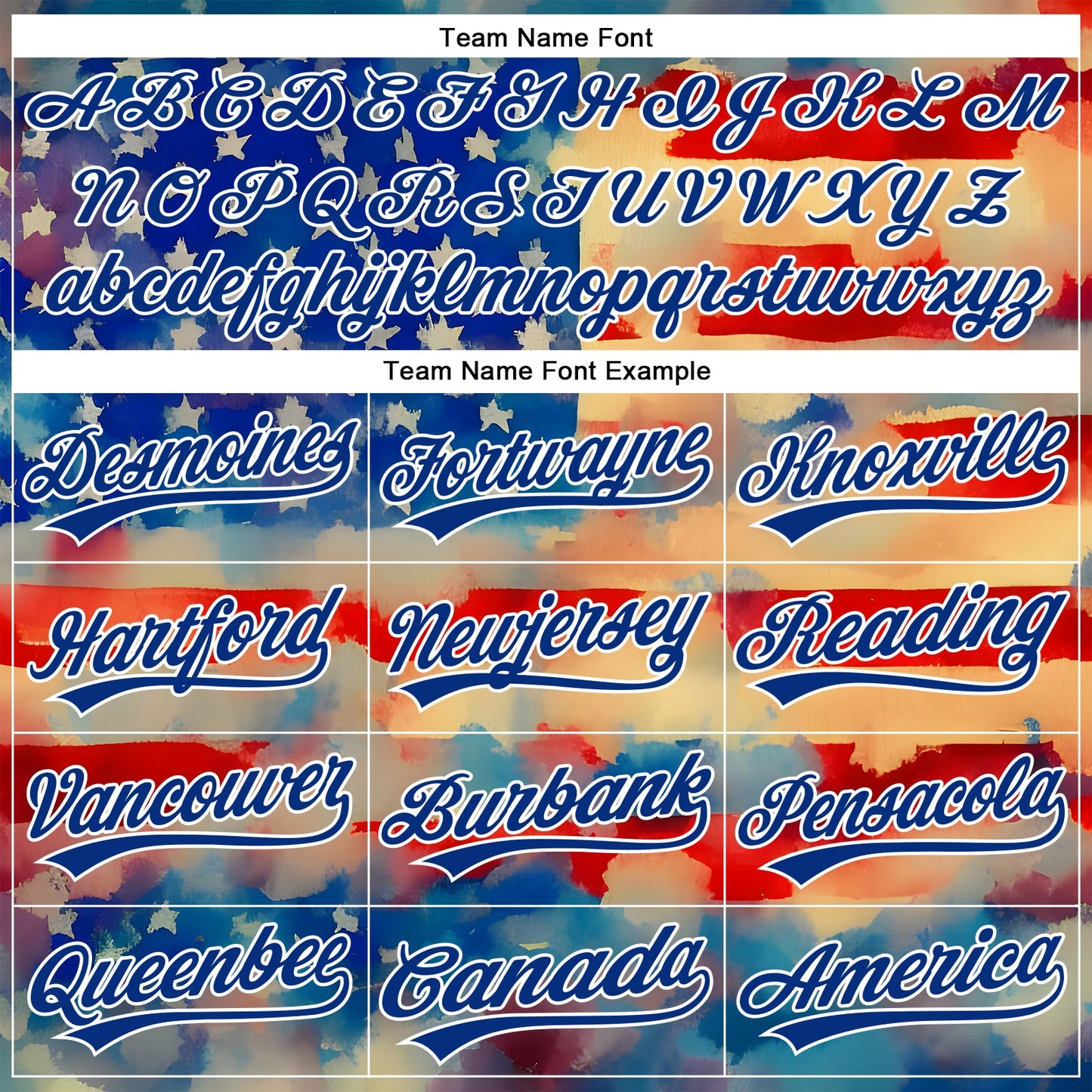 Custom Red Royal-White 3D American Flag Patriotic Authentic Baseball Jersey - Sky-Custom