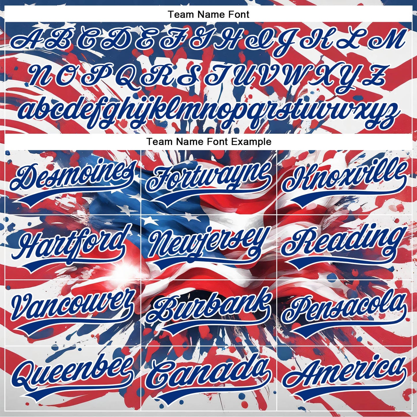 Custom Red Royal-White 3D American Flag Patriotic Authentic Baseball Jersey - Sky-Custom