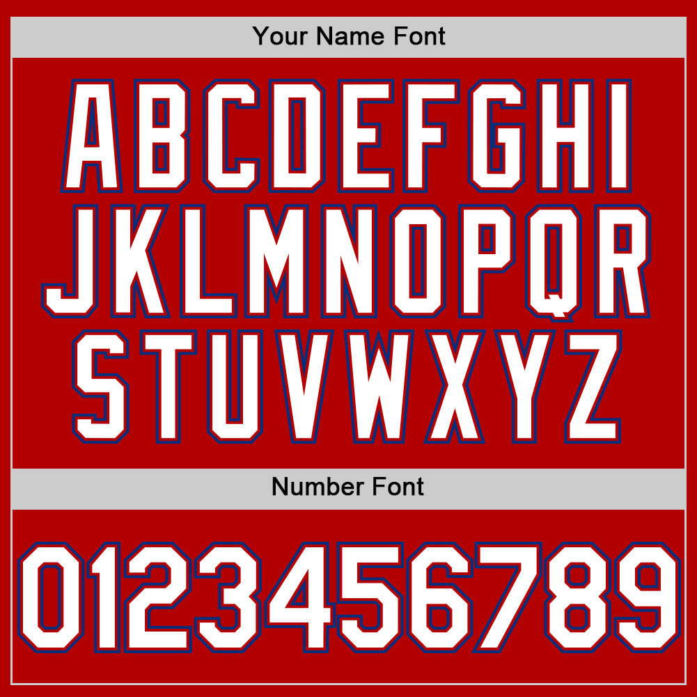 Custom Red White-Royal Line Authentic Baseball Jersey - Sky-Custom