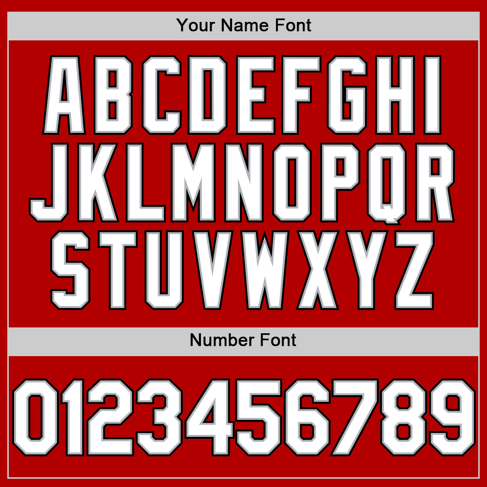 Custom Red Gray-Black Line Authentic Baseball Jersey - Sky-Custom