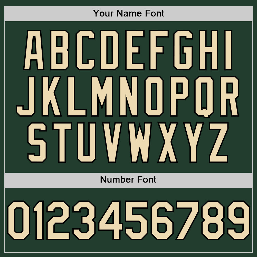 Custom Green Cream-Black Line Authentic Baseball Jersey - Sky-Custom