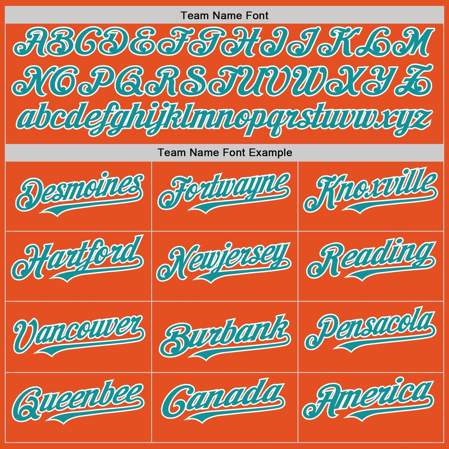 Custom Orange Teal-White Line Authentic Baseball Jersey - Sky-Custom
