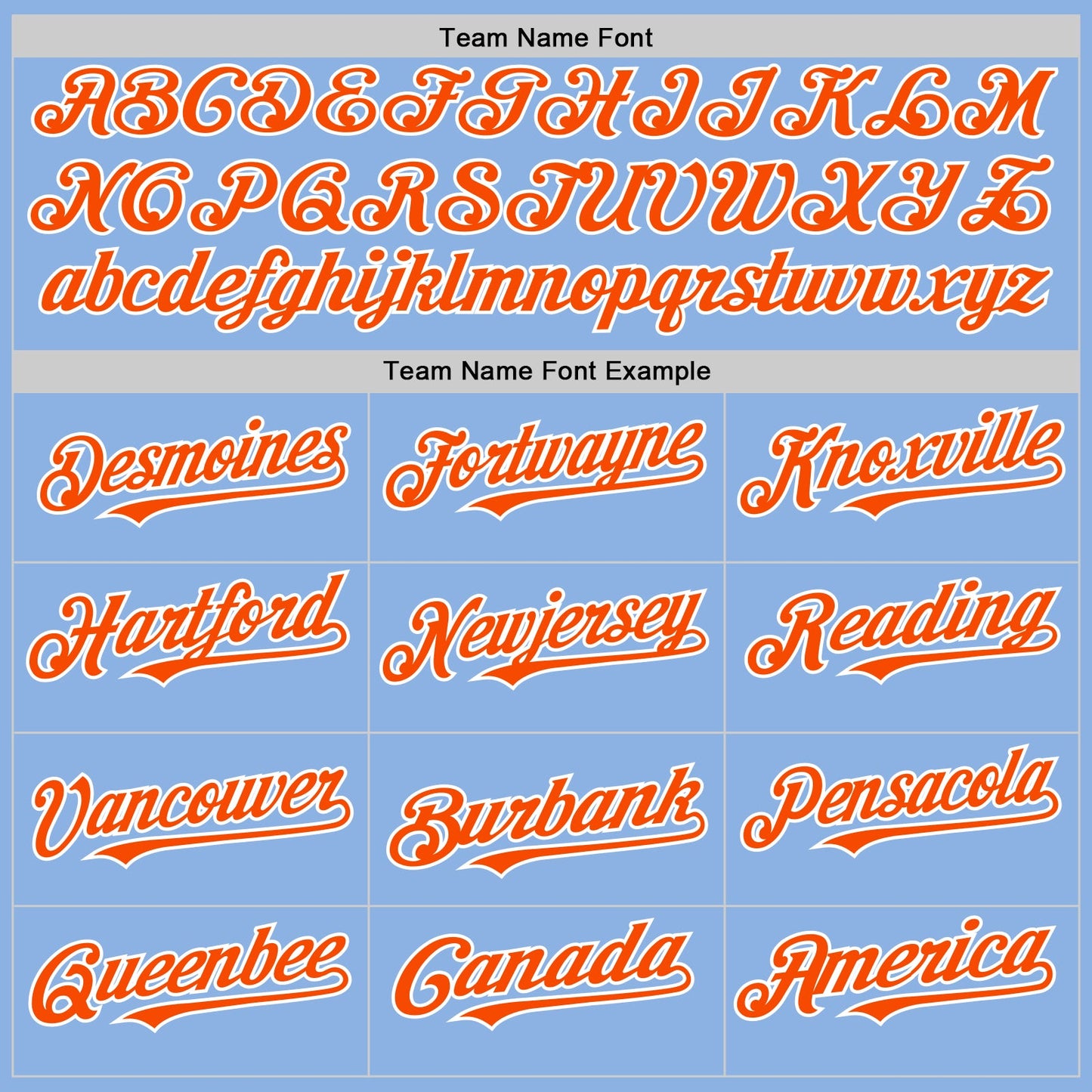 Custom Light Blue Orange-White Line Authentic Baseball Jersey - Sky-Custom