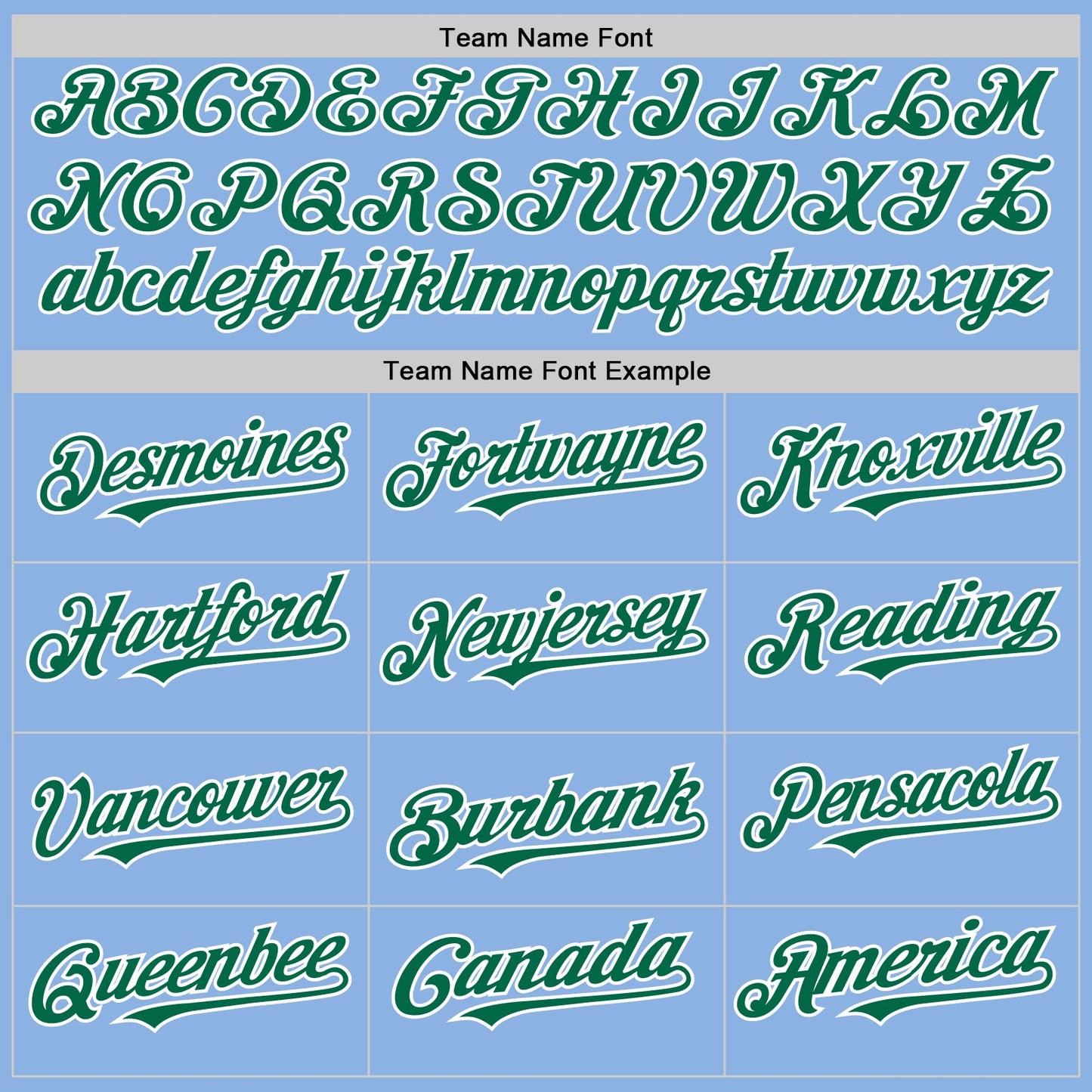Custom Light Blue Kelly Green-White Line Authentic Baseball Jersey - Sky-Custom