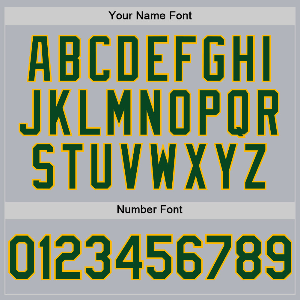 Custom Gray Green-Gold Line Authentic Baseball Jersey - Sky-Custom