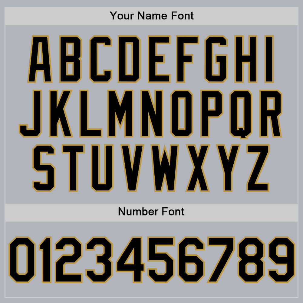 Custom Gray Black-Old Gold Line Authentic Baseball Jersey - Sky-Custom
