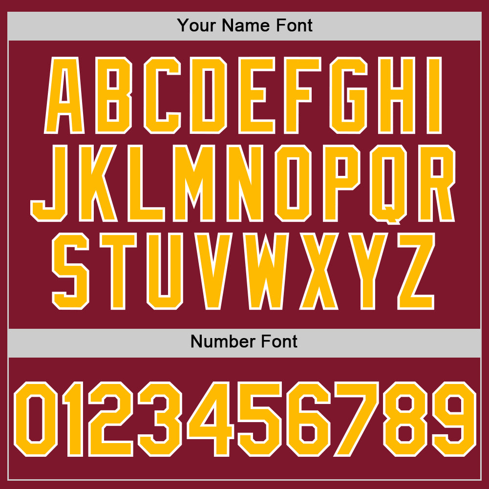 Custom Crimson Gold-White Line Authentic Baseball Jersey - Sky-Custom