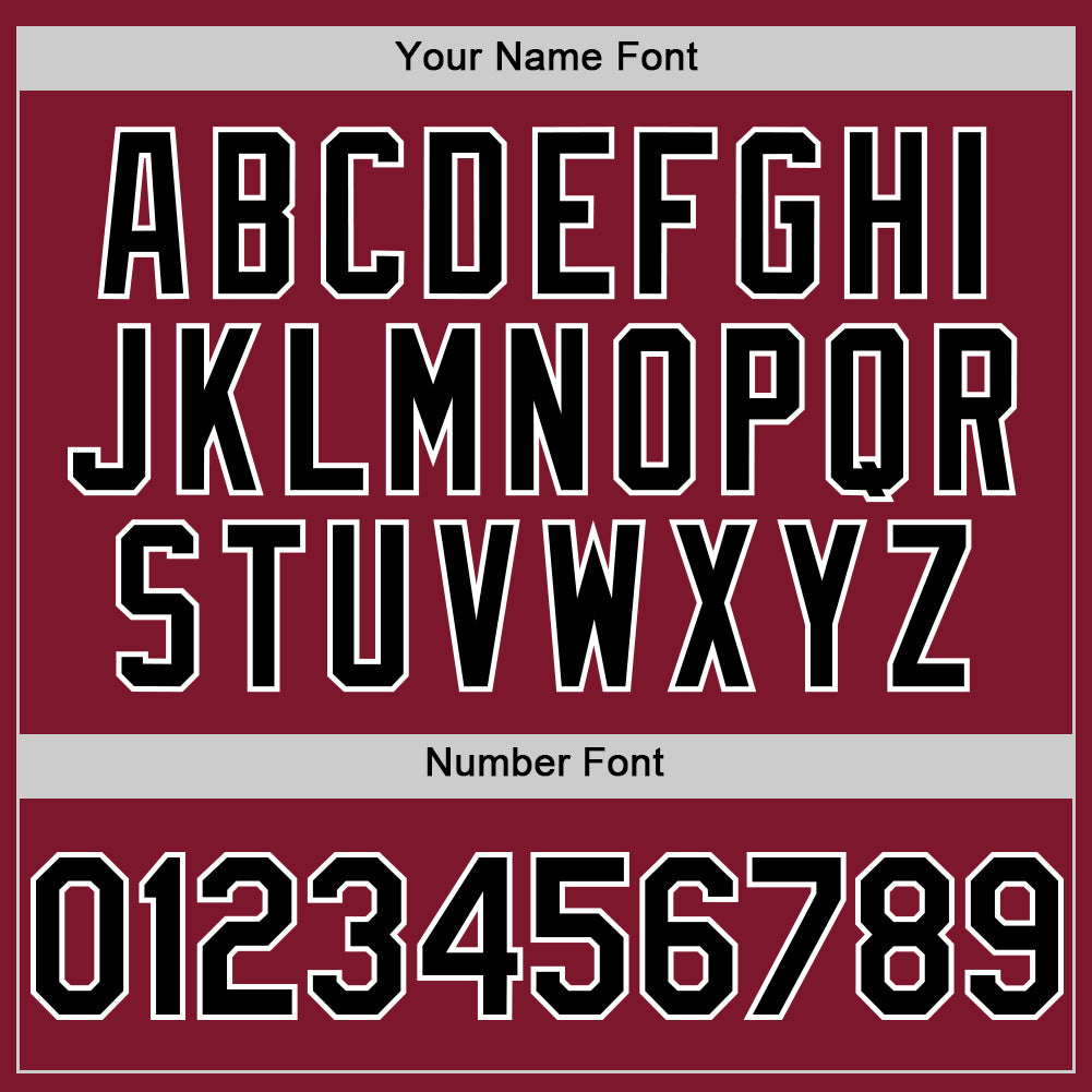 Custom Crimson Black-White Line Authentic Baseball Jersey - Sky-Custom