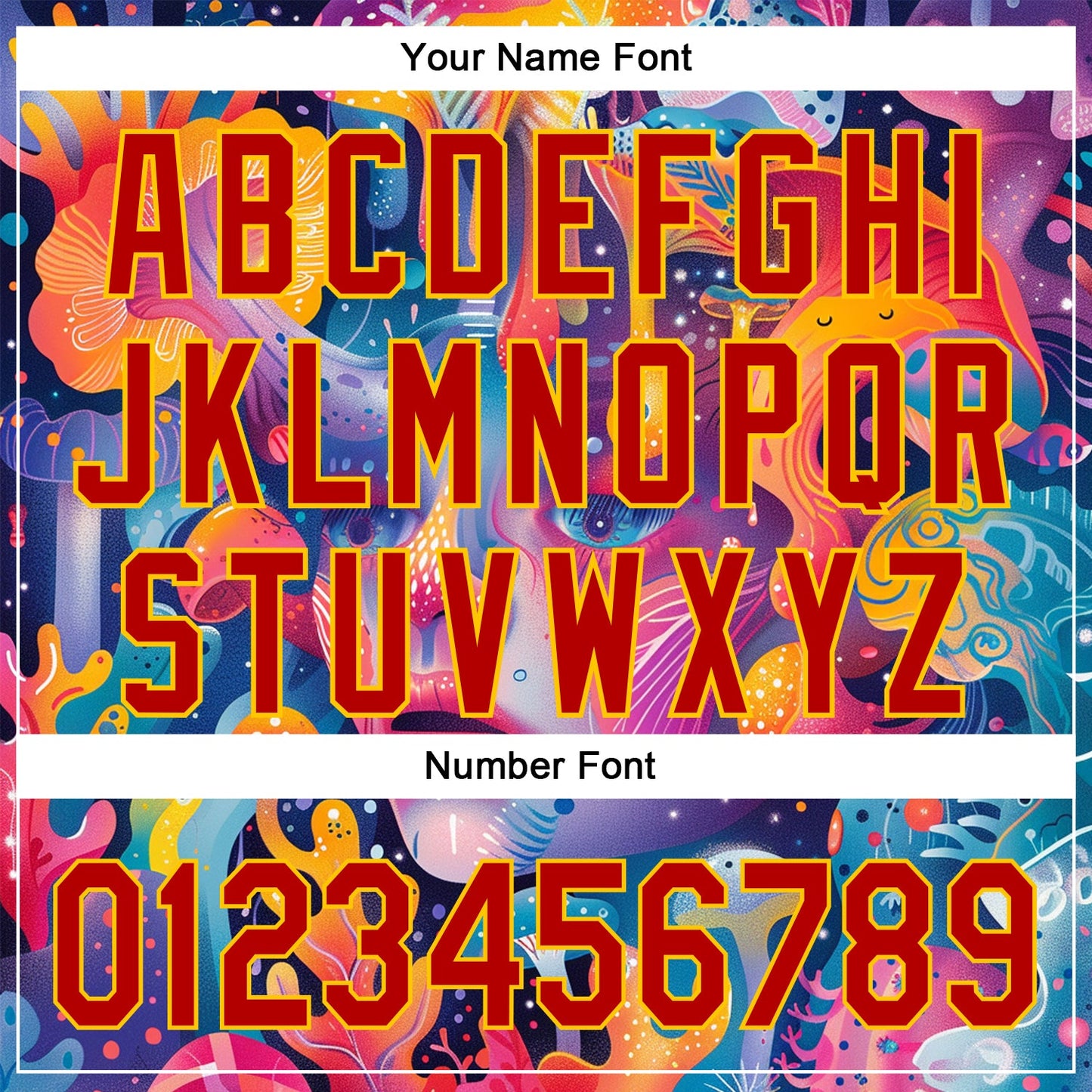 Custom Red Yellow 3D Pattern Design Abstract Painting Authentic Baseball Jersey - Sky-Custom