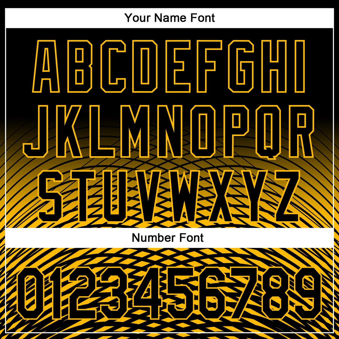 Custom Black Gold 3D Pattern Design Gradient Lines Authentic Baseball Jersey - Sky-Custom