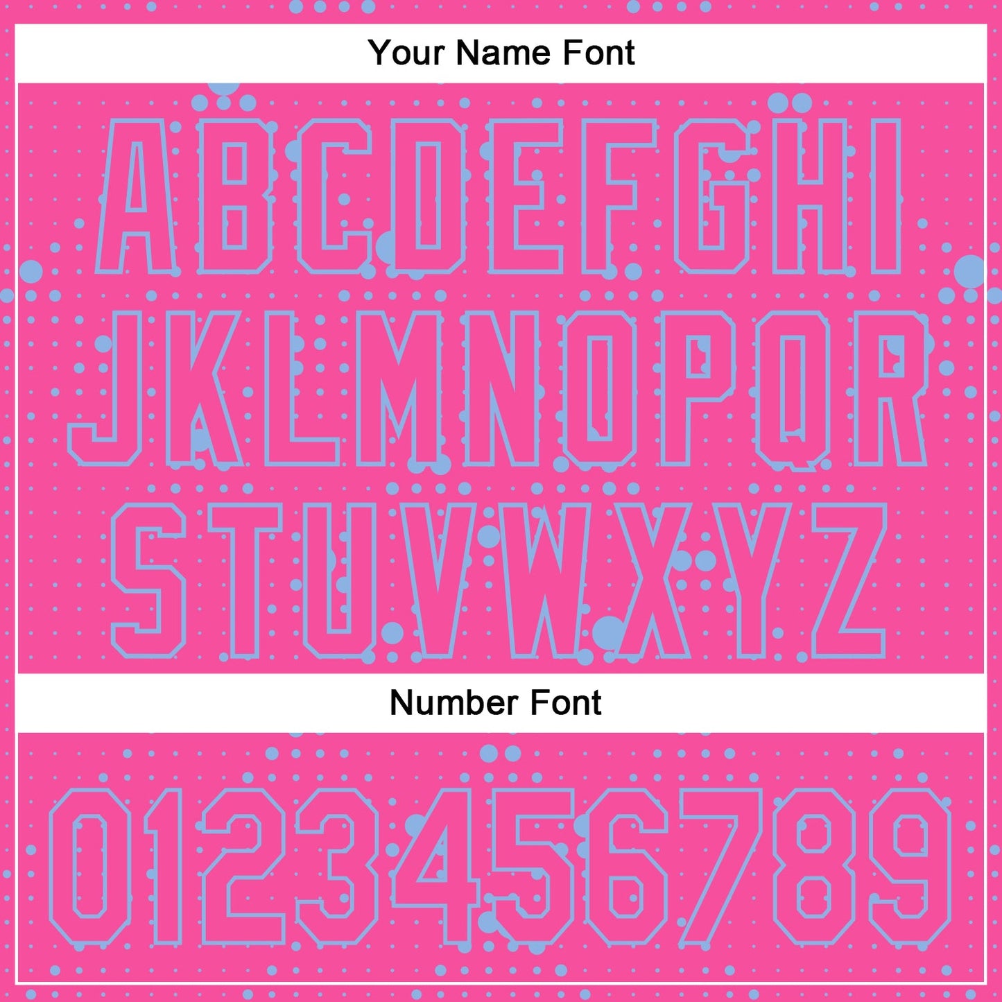 Custom Pink Light Blue 3D Pattern Design Geometric Halftone Dots Authentic Baseball Jersey - Sky-Custom