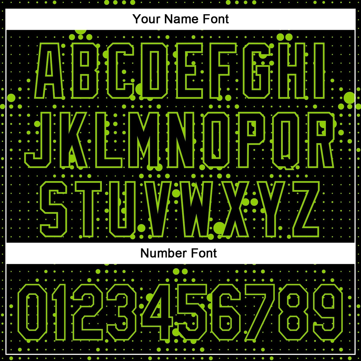 Custom Black Neon Green 3D Pattern Design Geometric Halftone Dots Authentic Baseball Jersey - Sky-Custom