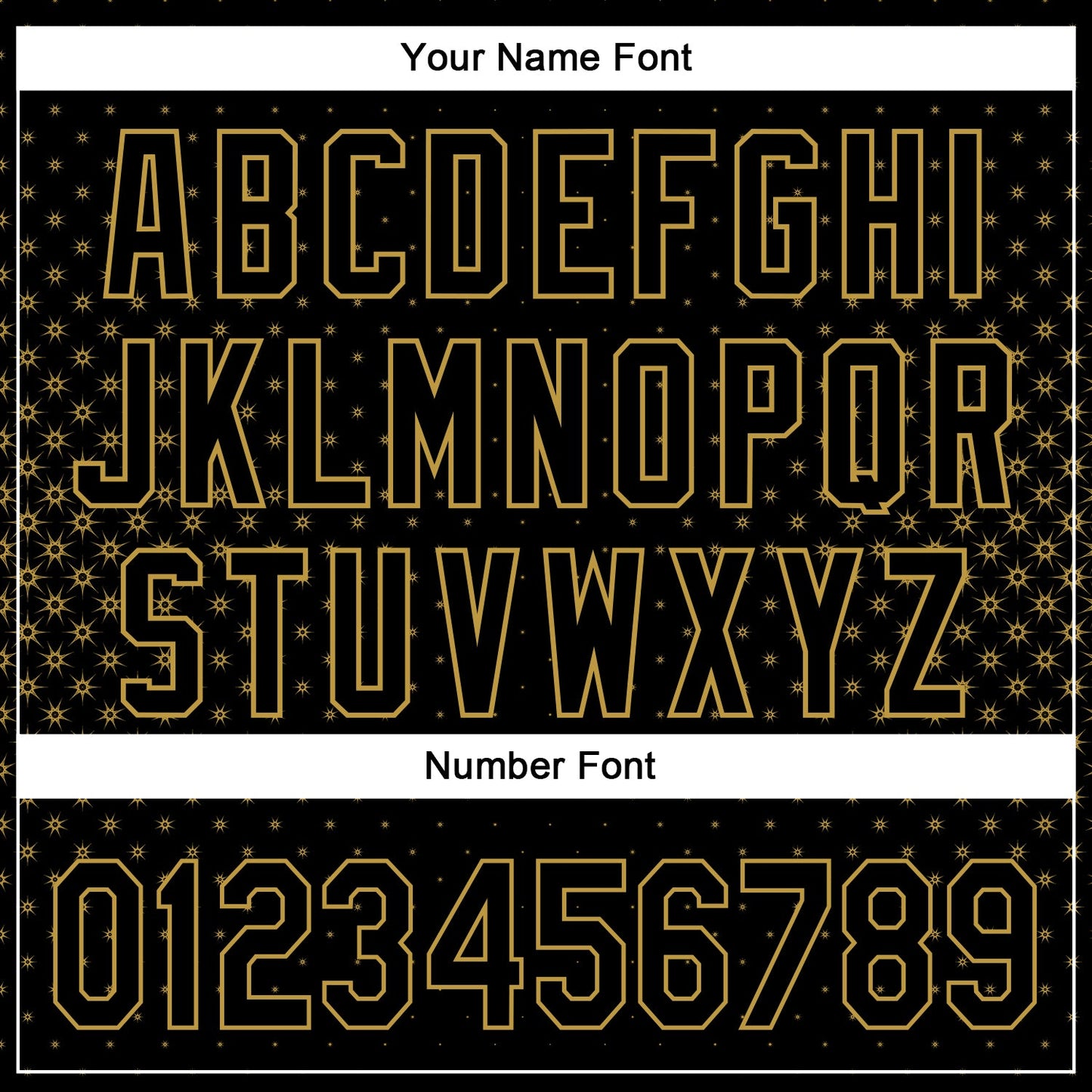 Custom Black Old Gold 3D Pattern Design Geometric Stars Authentic Baseball Jersey - Sky-Custom