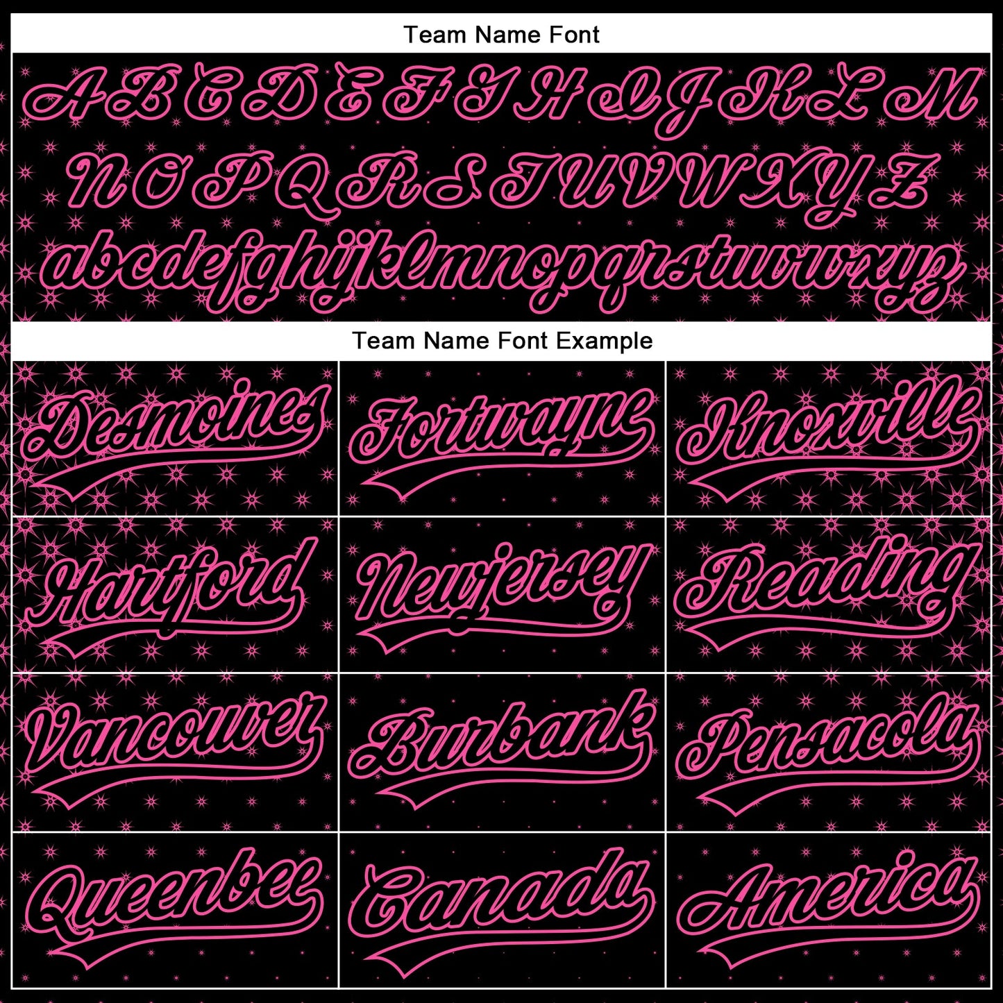 Custom Black Pink 3D Pattern Design Geometric Stars Authentic Baseball Jersey - Sky-Custom