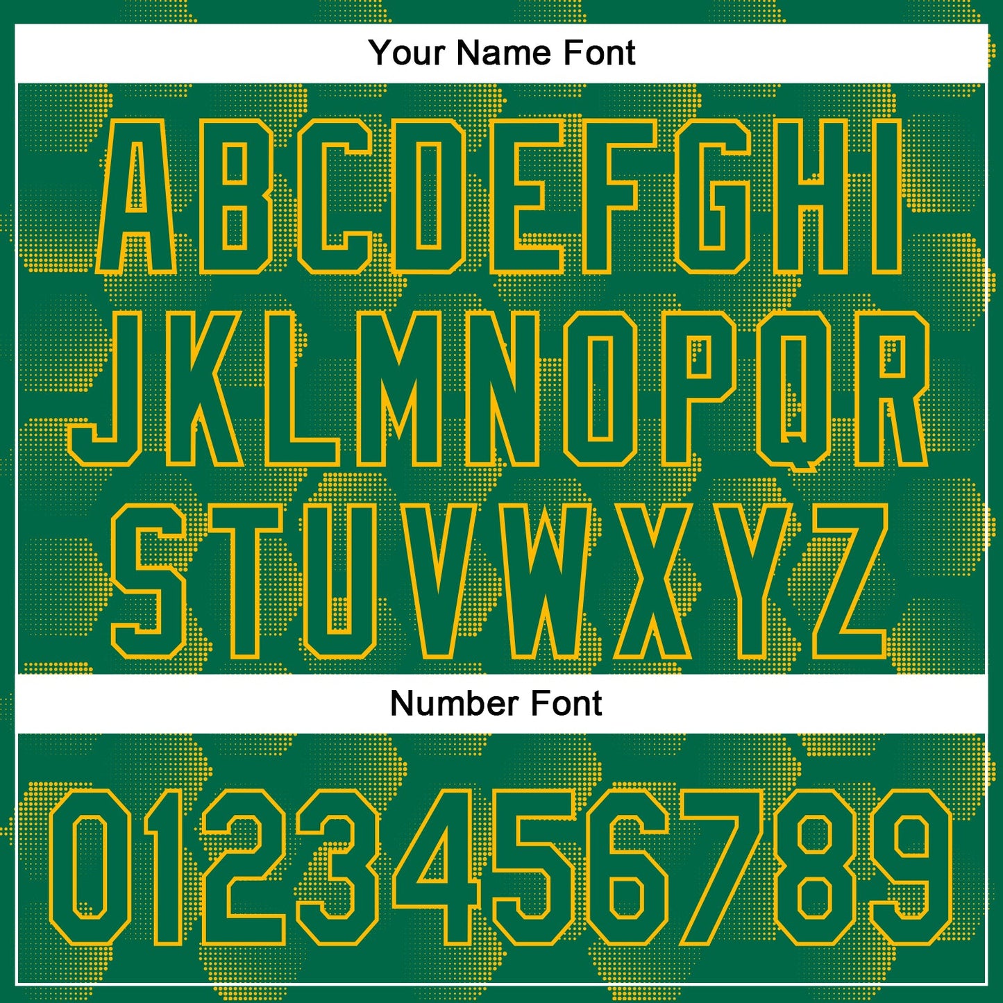 Custom Kelly Green Gold 3D Pattern Design Halftone Geometric Shapes Authentic Baseball Jersey - Sky-Custom