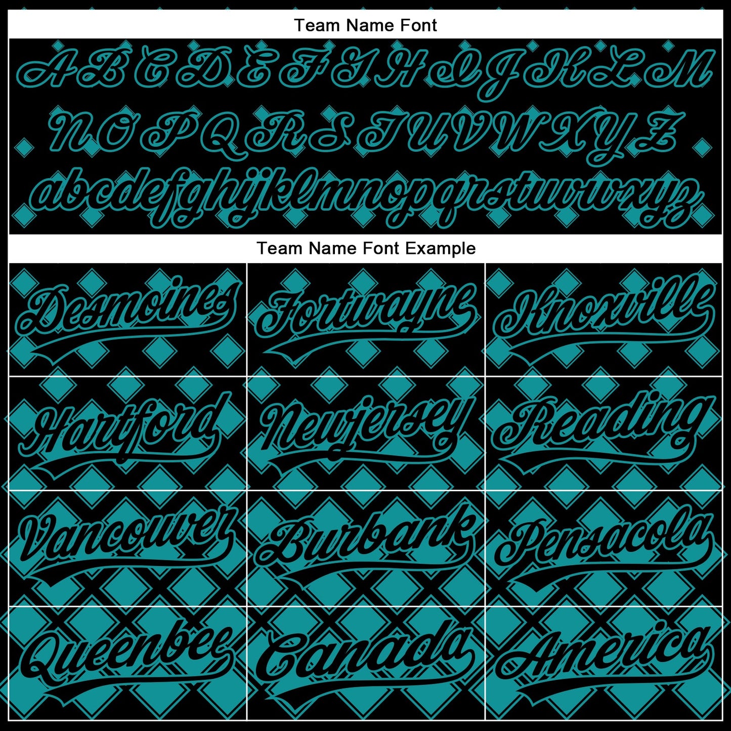 Custom Black Teal 3D Pattern Design Geometric Shapes Authentic Baseball Jersey - Sky-Custom