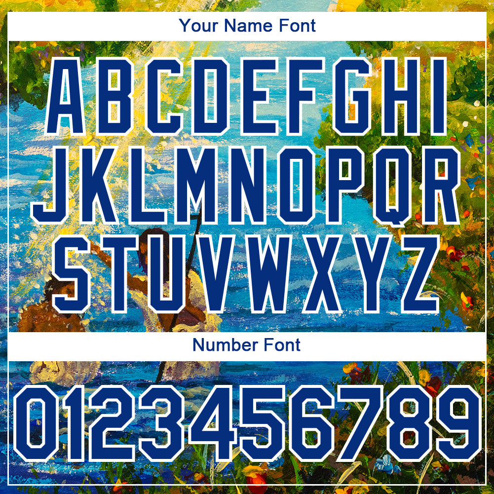 Custom Royal White 3D Pattern Design Religion Jesus Christ Authentic Baseball Jersey - Sky-Custom