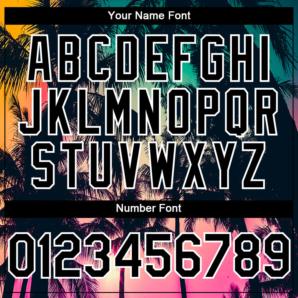 Custom Pink Black-White 3D Pattern Design Hawaii Palm Trees Authentic Baseball Jersey - Sky-Custom