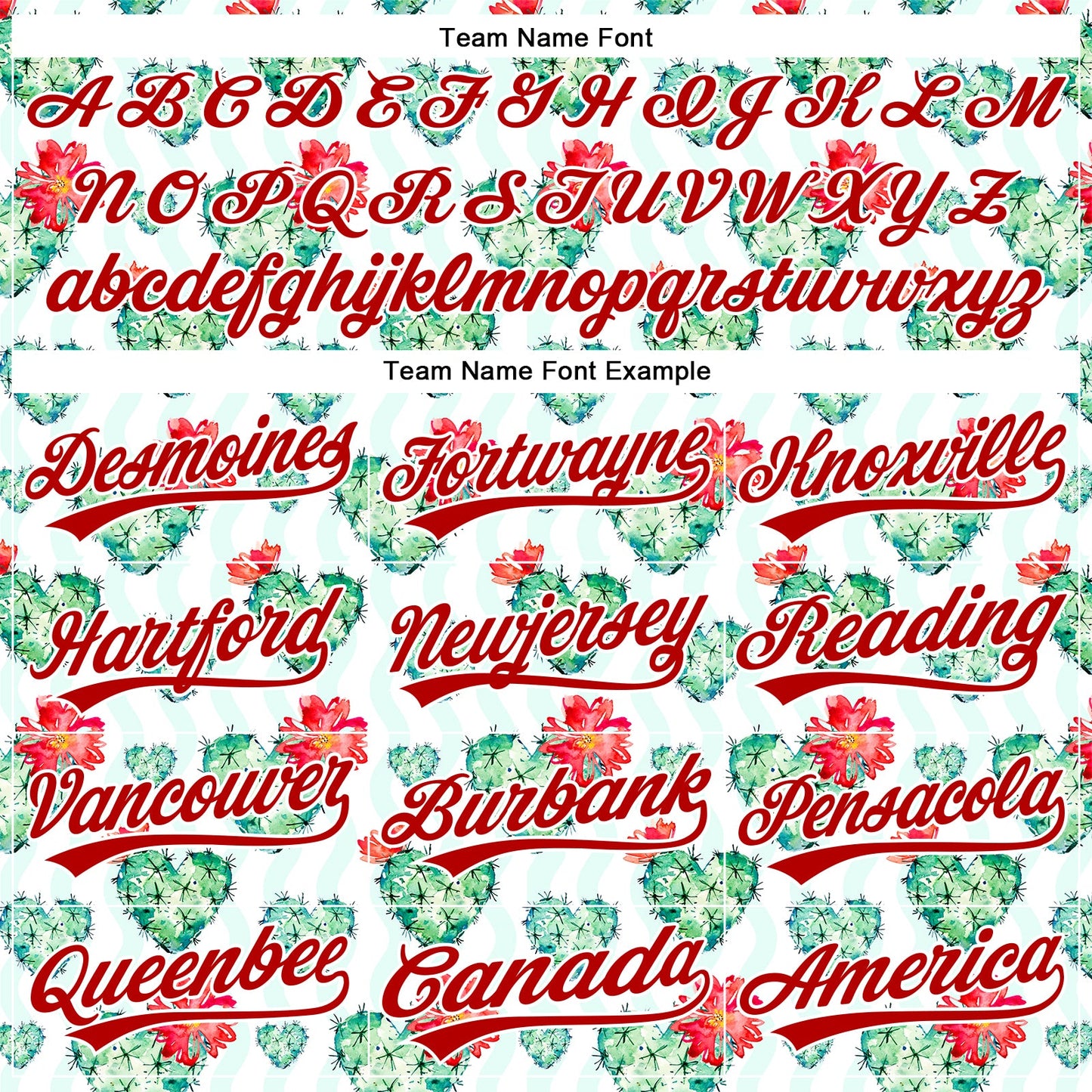 Custom White Red 3D Pattern Design Cactus Festival Authentic Baseball Jersey - Sky-Custom
