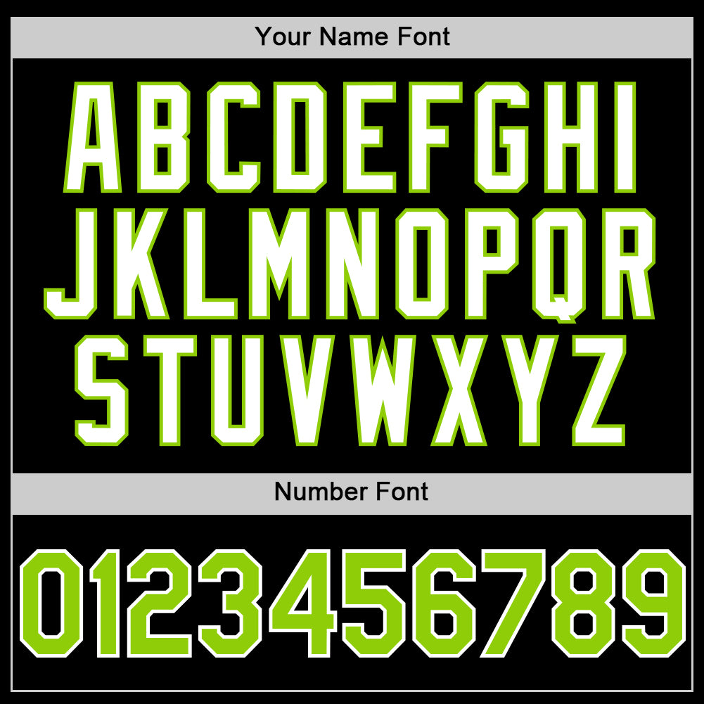 Custom Black Neon Green-White 3D Pattern Design Gradient Style Twinkle Star Authentic Baseball Jersey - Sky-Custom