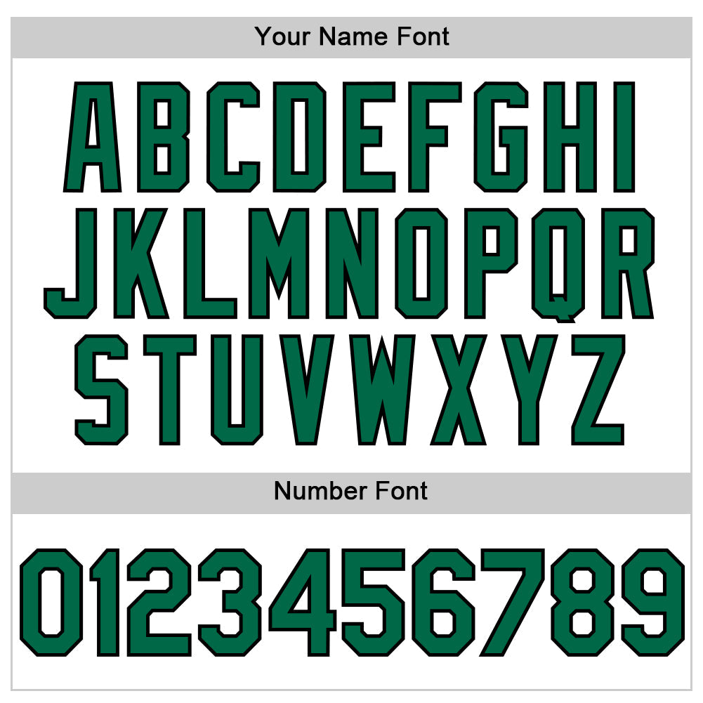 Custom White Kelly Green-Black 3D Pattern Design Gradient Style Twinkle Star Authentic Baseball Jersey - Sky-Custom