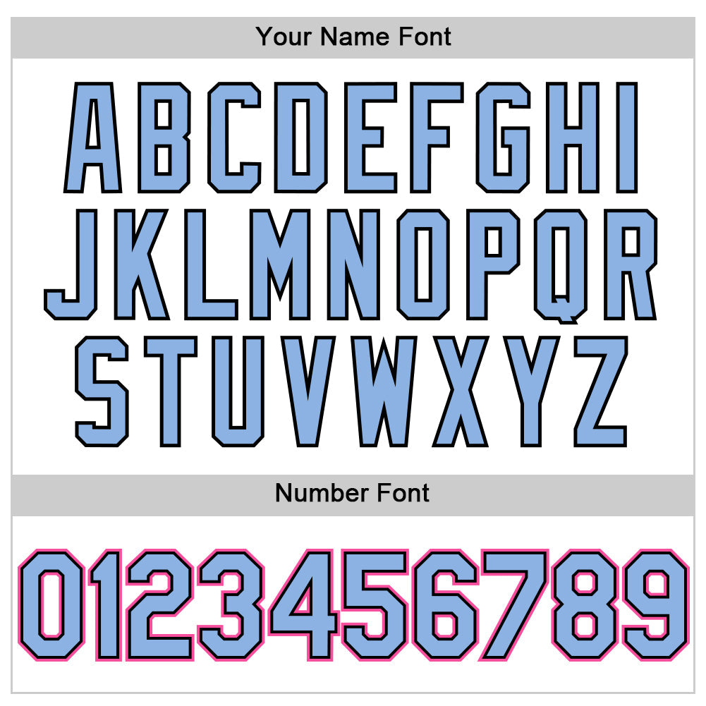 Custom White Light Blue Black-Pink 3D Pattern Design Gradient Style Twinkle Star Authentic Baseball Jersey - Sky-Custom