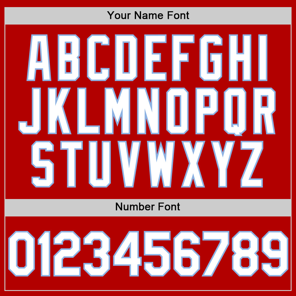 Custom Red White-Light Blue 3D Pattern Design Gradient Style Twinkle Star Authentic Baseball Jersey - Sky-Custom