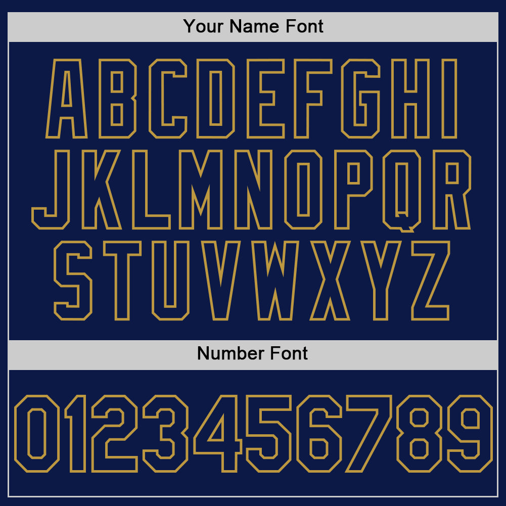 Custom Navy Old Gold 3D Pattern Design Gradient Style Twinkle Star Authentic Baseball Jersey - Sky-Custom