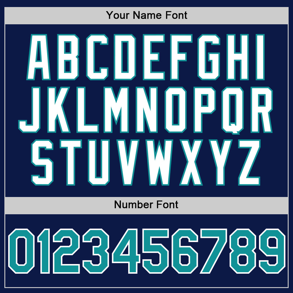 Custom Navy Teal-White 3D Pattern Design Gradient Style Twinkle Star Authentic Baseball Jersey - Sky-Custom