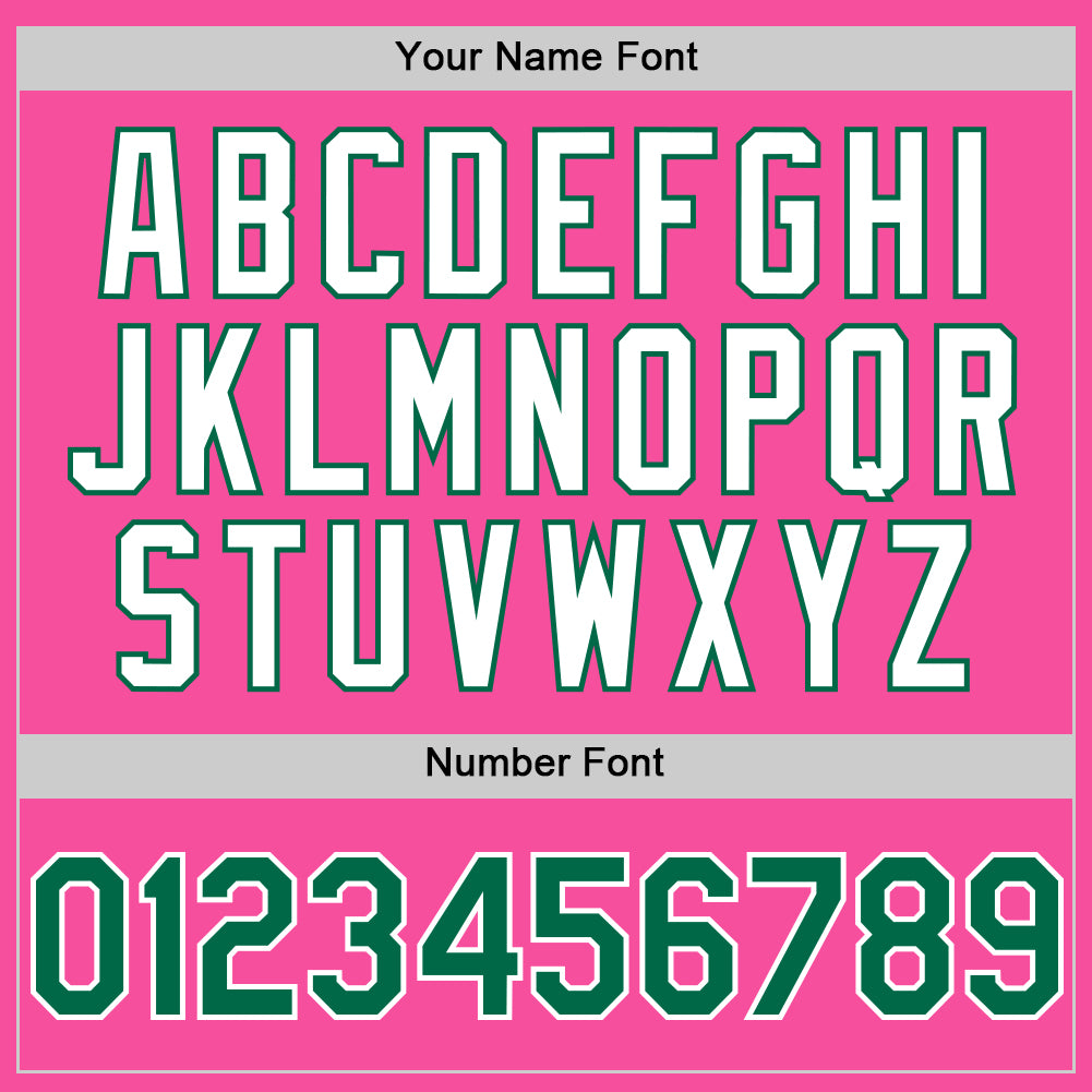 Custom Pink Kelly Green-White 3D Pattern Design Gradient Style Twinkle Star Authentic Baseball Jersey - Sky-Custom