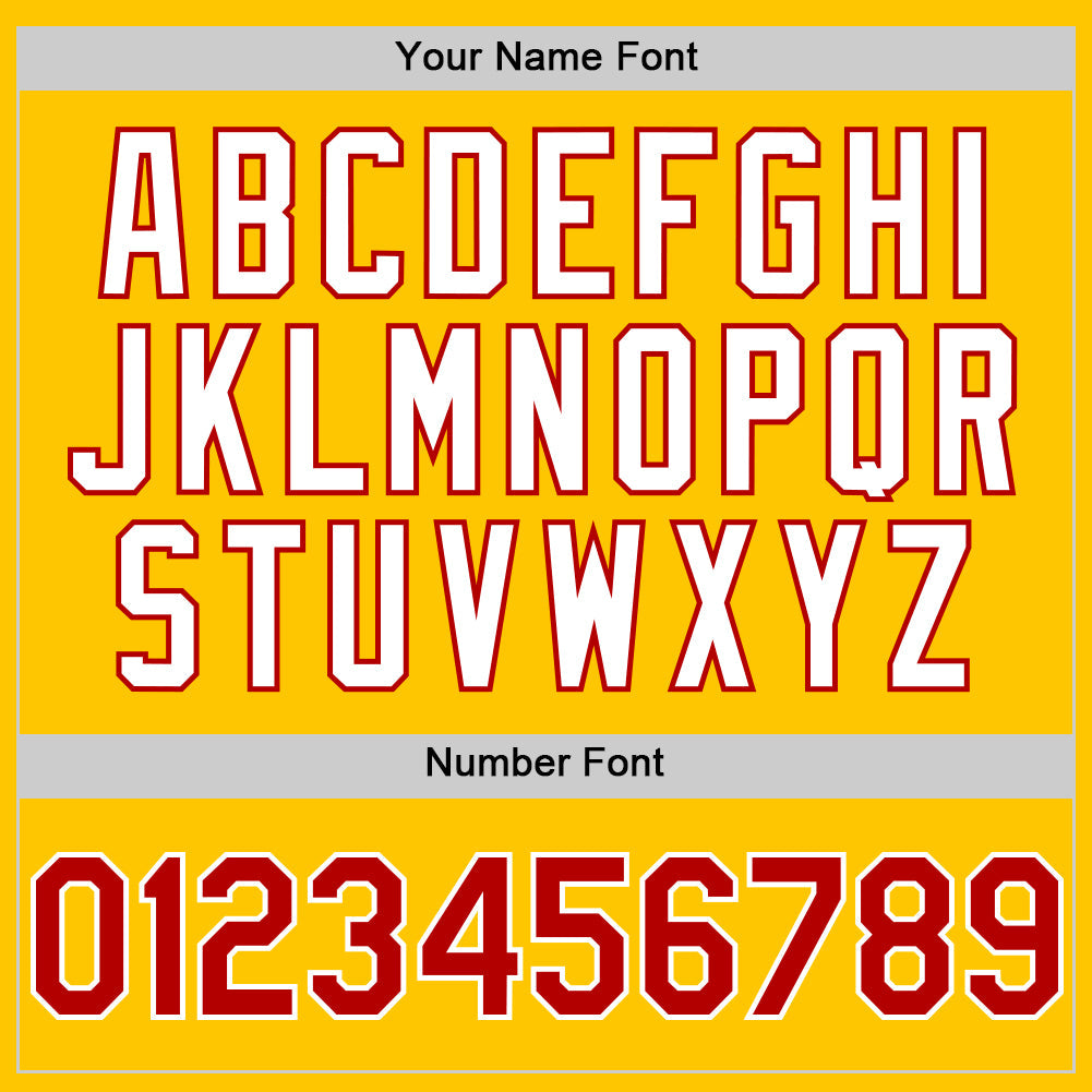 Custom Yellow Red-White 3D Pattern Design Gradient Style Twinkle Star Authentic Baseball Jersey - Sky-Custom