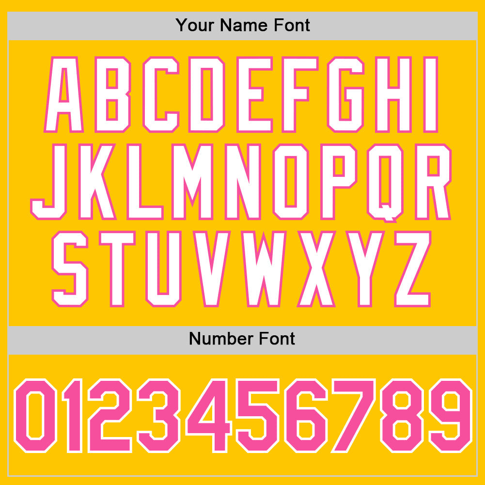 Custom Yellow Pink-White 3D Pattern Design Gradient Style Twinkle Star Authentic Baseball Jersey - Sky-Custom