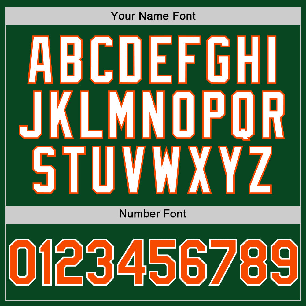 Custom Green Orange-White 3D Pattern Design Gradient Style Twinkle Star Authentic Baseball Jersey - Sky-Custom