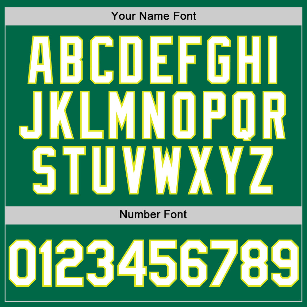 Custom Kelly Green White-Neon Yellow 3D Pattern Design Gradient Style Twinkle Star Authentic Baseball Jersey - Sky-Custom