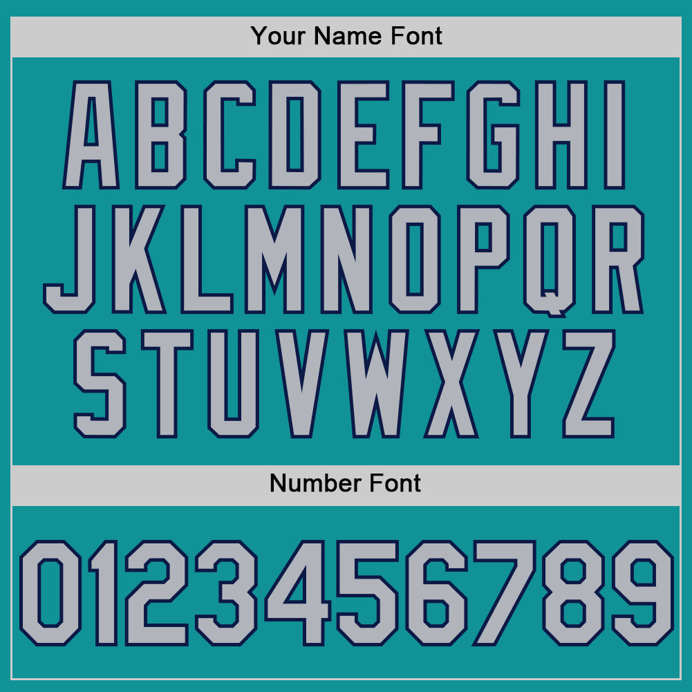 Custom Teal Gray-Navy 3D Pattern Design Gradient Style Twinkle Star Authentic Baseball Jersey - Sky-Custom
