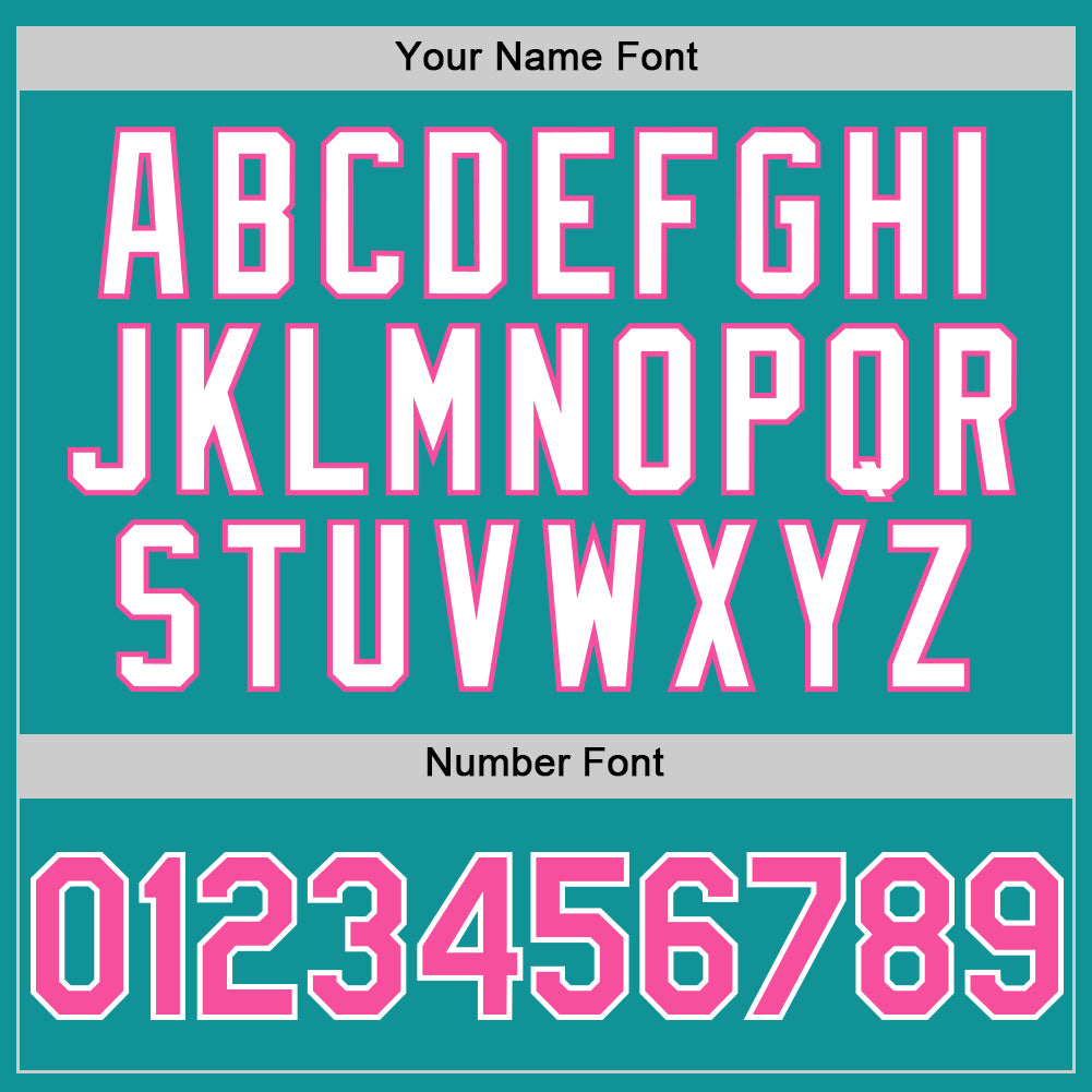 Custom Teal Pink-White 3D Pattern Design Gradient Style Twinkle Star Authentic Baseball Jersey - Sky-Custom