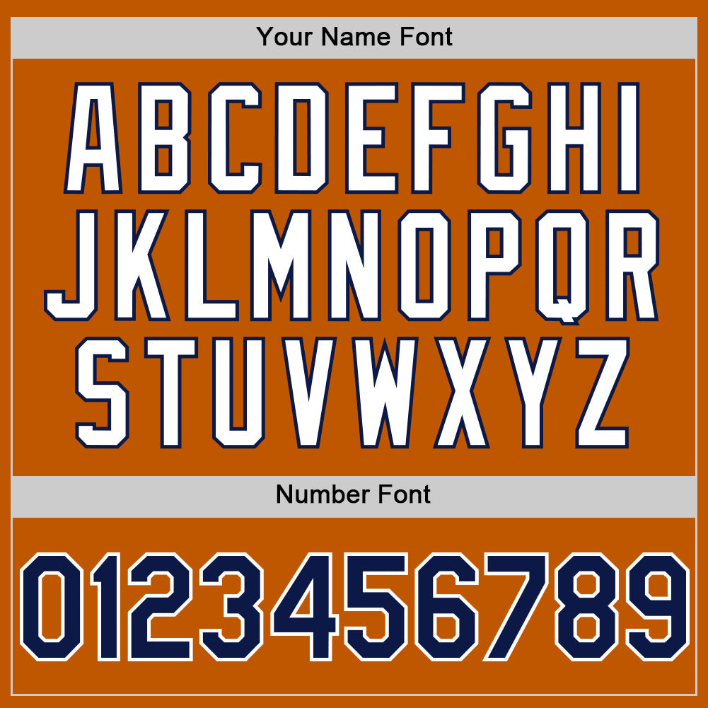 Custom Texas Orange Navy-White 3D Pattern Design Gradient Style Twinkle Star Authentic Baseball Jersey - Sky-Custom