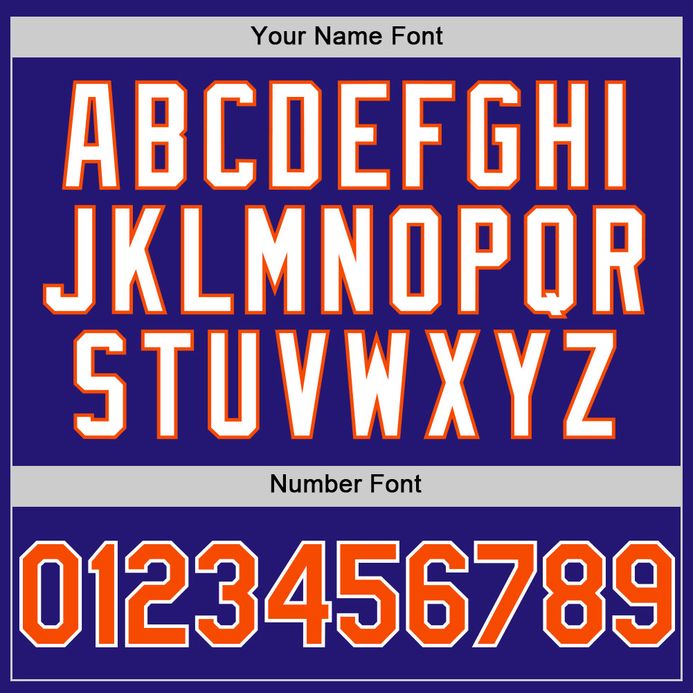 Custom Dark Purple Orange-White 3D Pattern Design Gradient Style Twinkle Star Authentic Baseball Jersey - Sky-Custom