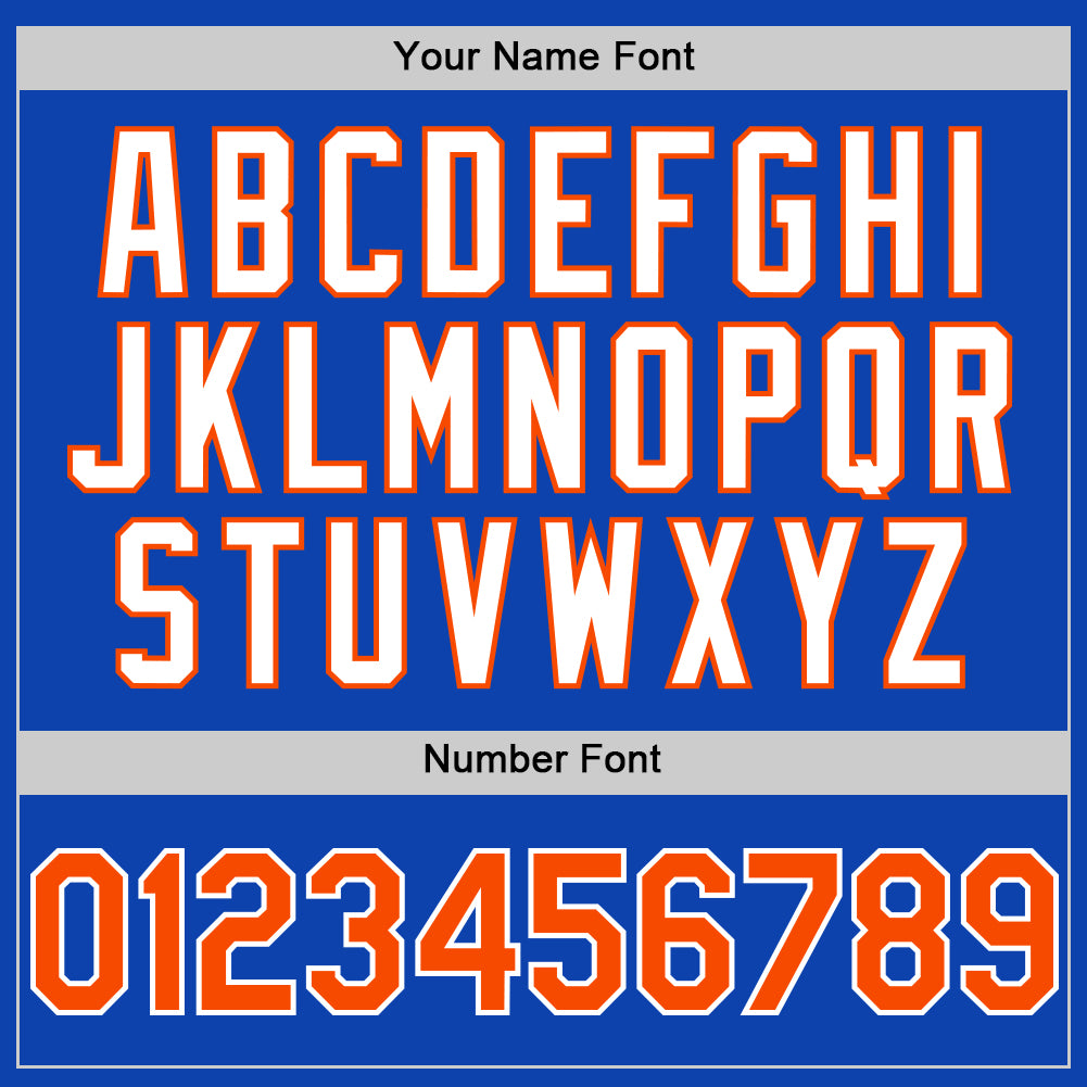 Custom Thunder Blue Orange-White 3D Pattern Design Gradient Style Twinkle Star Authentic Baseball Jersey - Sky-Custom