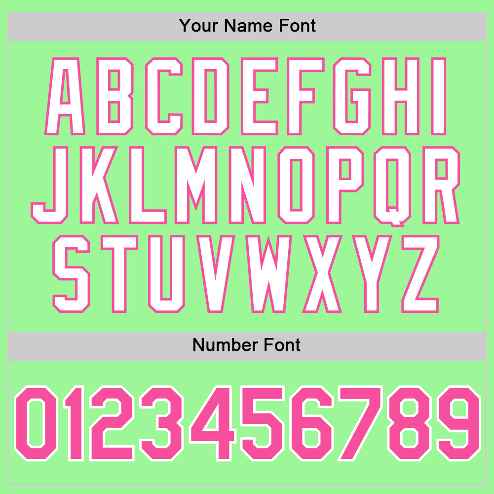 Custom Pea Green Pink-White 3D Pattern Design Gradient Style Twinkle Star Authentic Baseball Jersey - Sky-Custom