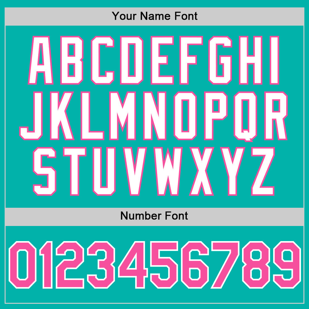 Custom Aqua Pink-White 3D Pattern Design Gradient Style Twinkle Star Authentic Baseball Jersey - Sky-Custom