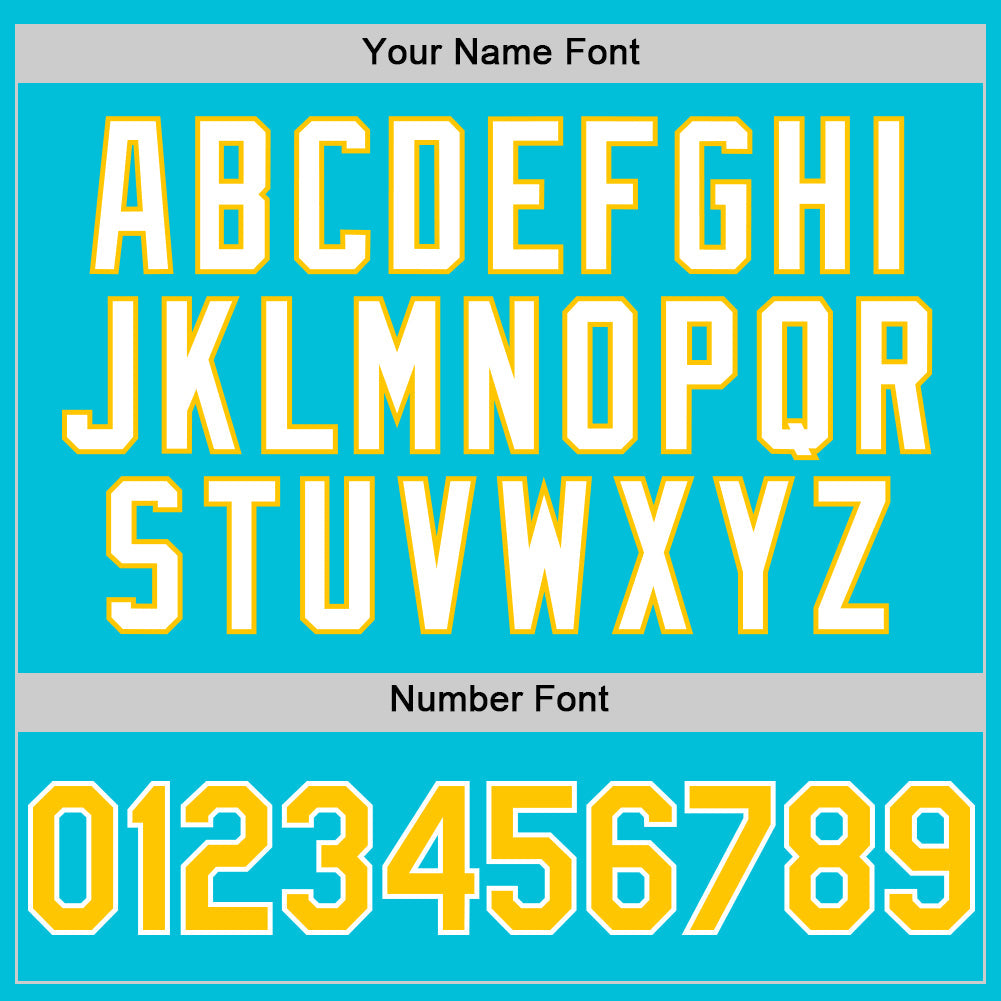 Custom Lakes Blue Yellow-White 3D Pattern Design Gradient Style Twinkle Star Authentic Baseball Jersey - Sky-Custom