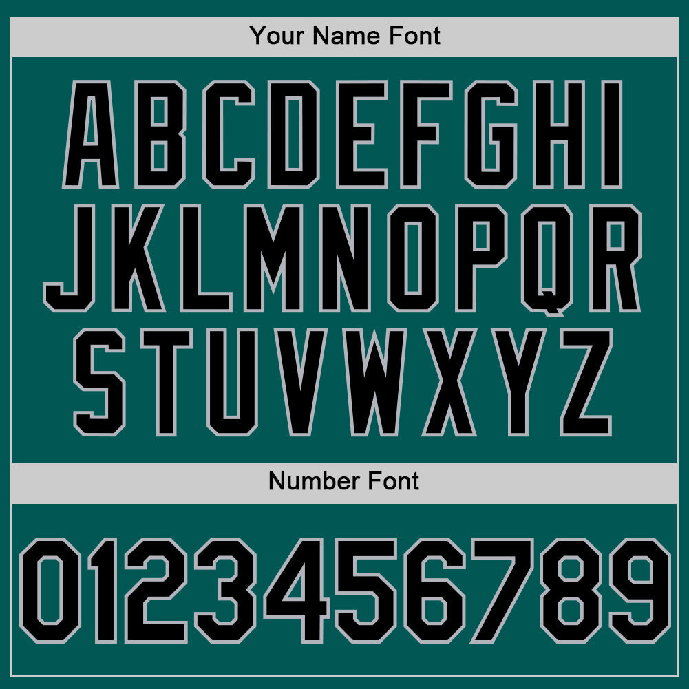 Custom Midnight Green Black-Gray 3D Pattern Design Gradient Style Twinkle Star Authentic Baseball Jersey - Sky-Custom