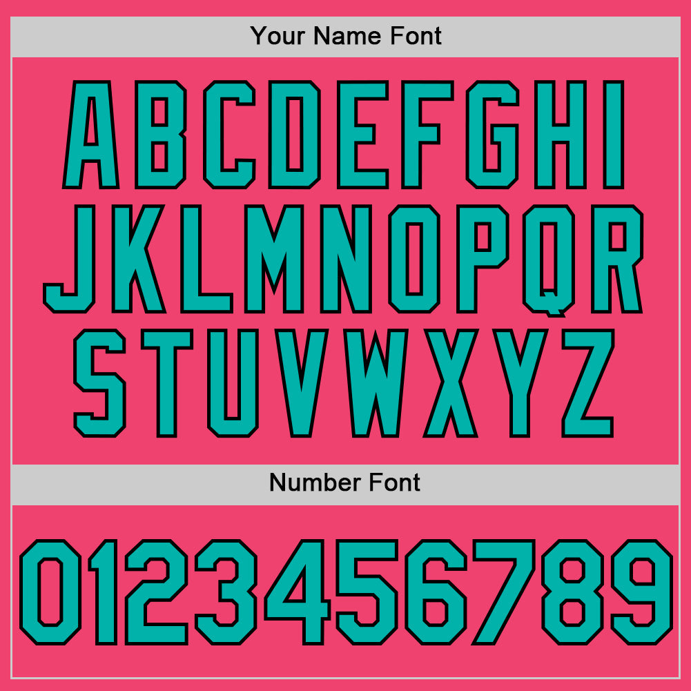 Custom Neon Pink Aqua-Black 3D Pattern Design Gradient Style Twinkle Star Authentic Baseball Jersey - Sky-Custom