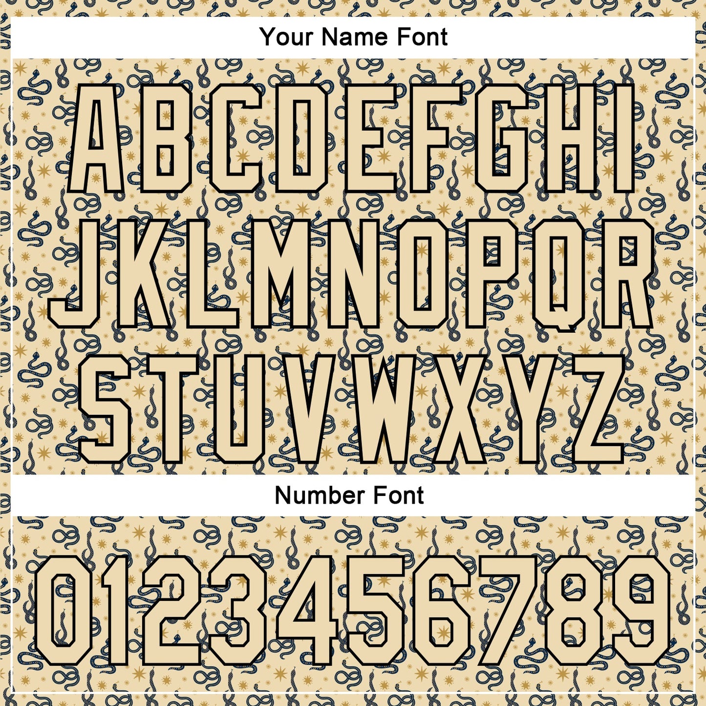 Custom Cream Black 3D Pattern Design Animal Snake Authentic Baseball Jersey - Sky-Custom