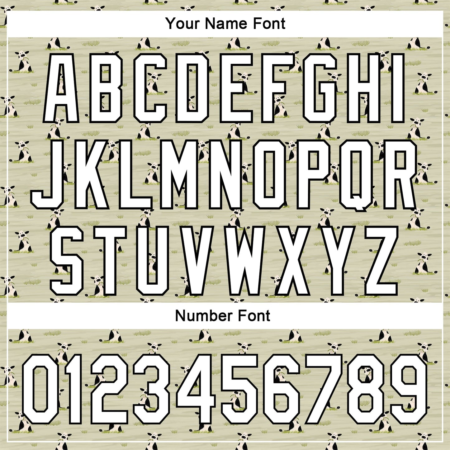 Custom Green White-Black 3D Pattern Design Animal Cow Authentic Baseball Jersey - Sky-Custom